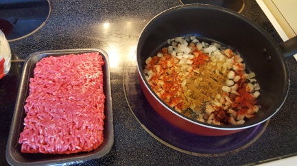 Enchilada casserole ingredients