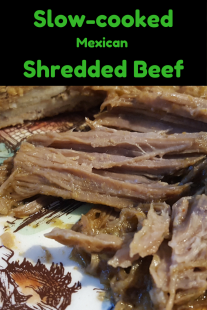 Slow-cooked Mexican shredded beef